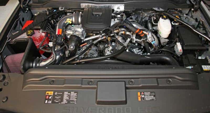 K&N Engineering — K&N 77 Series Performance Intake Kit for 2015 Chevrolet Silverado/GMC Sierra 2500 / 3500 6.6L V8
Performance Air Inta
Air Intake System - view 6