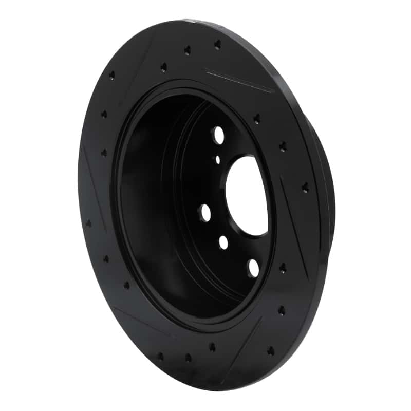R1 Concepts — R1 07-12 Lexus ES350 Rear Right Drilled & Slotted Black Brake Rotor
R1 Brake Rotor Drill - view 4