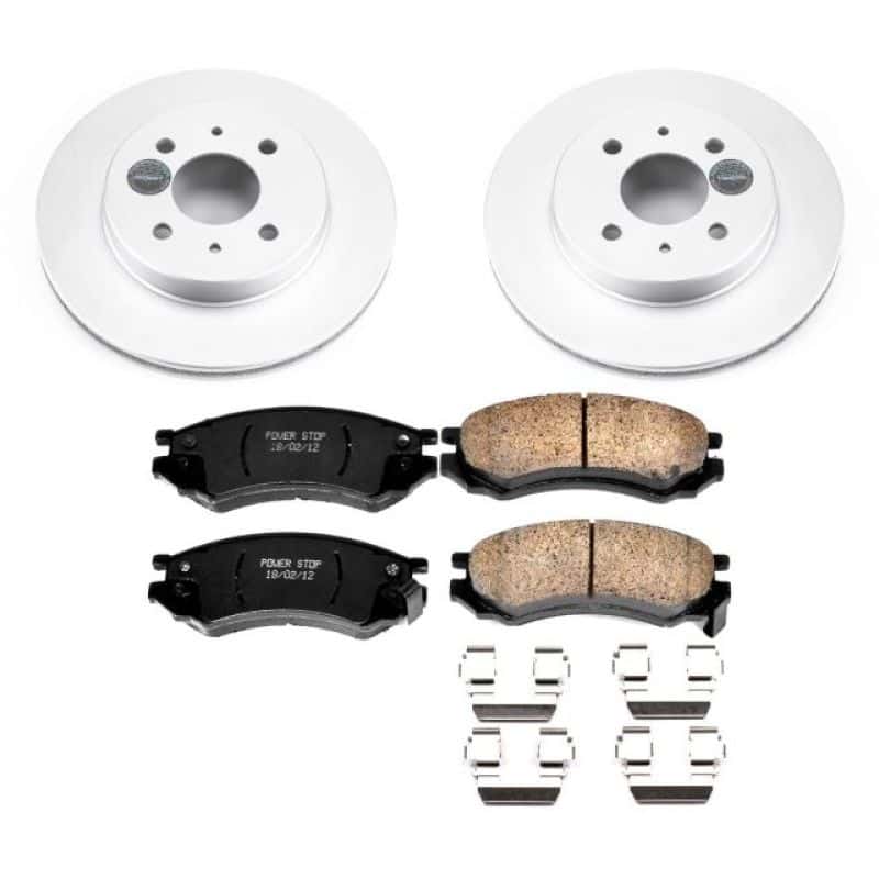 PowerStop — Power Stop 91-92 Saturn SC Front Z17 Evolution Geomet Coated Brake Kit - view 1