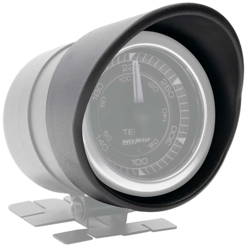 AutoMeter — AutoMeter Gauge Visor 2-1/16in - Black - view 1