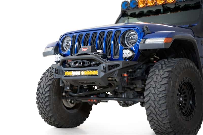 Addictive Desert Designs — Addictive Desert Designs 18-23 Jeep JL/JT Rock Fighter Front Bumper
Bumper- Front - view 6