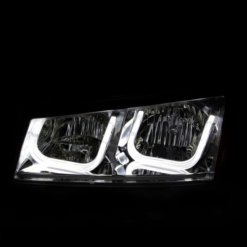 ANZO — ANZO 2003-2006 Chevrolet Silverado 1500 Projector Headlights w/ U-Bar Chrome
Head Light Set
HdLtSet - view 5