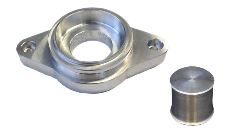 Torque Solution — Torque Solution Tial Blow Off Valve Adapter w/ Plug: Mazdaspeed 3/6 / CX-7 ALL - view 2