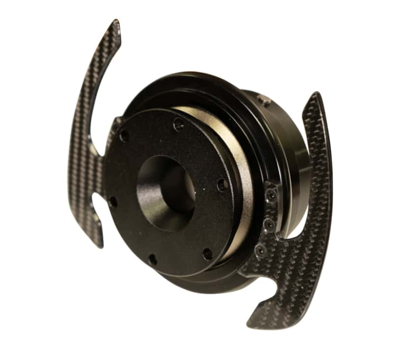 NRG — NRG Quick Release Kit Gen 4.0 - Black Body / Black Ring w/ CF Handles - view 3