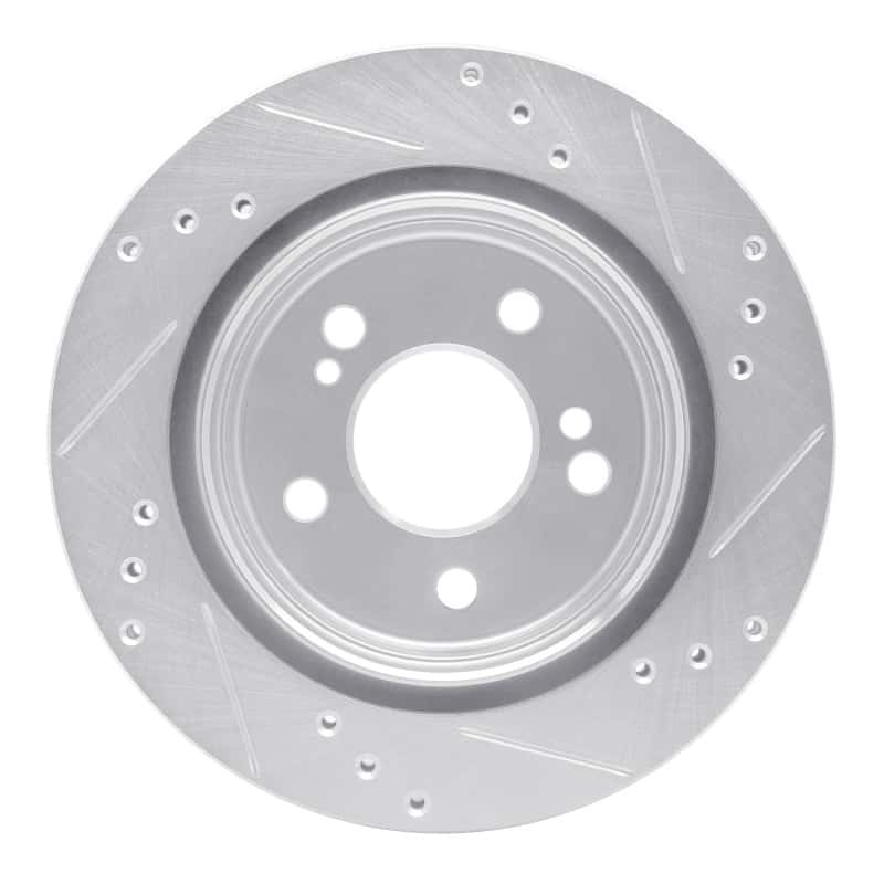 R1 Concepts — R1 92-95 Mercedes-Benz E420 Rear Left Drilled & Slotted Silver Brake Rotor
R1 Brake Rotor Drill - view 5