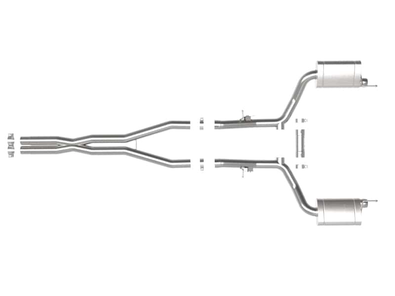 aFe — aFe MACH Force-Xp 3in 304 SS Cat-Back Exhaust 15-20 Dodge Charger Hellcat V8-6.2L (sc) / 392 V8-6.4L
Cat-Back Exhaust - view 4