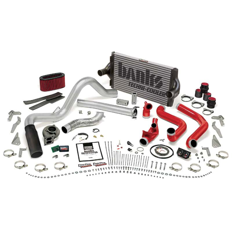 Banks Power — Banks Power 94-95.5 Ford 7.3L Man PowerPack System - SS Single Exhaust w/ Black Tip
Performance System - view 3