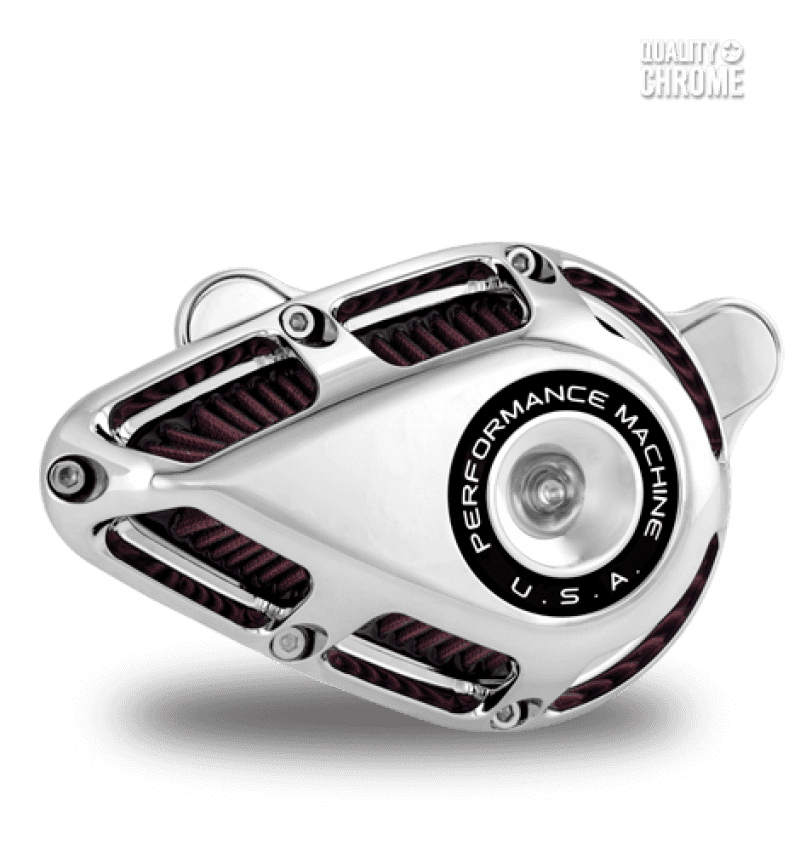 Performance Machine — Performance Machine Jet Air Cleaner - Chrome - view 1