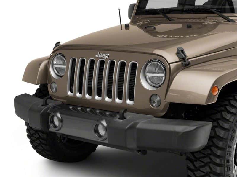 Raxiom — Raxiom 97-18 Jeep Wrangler TJ & JK Axial 7-In LED Headlights w/ DRL - Blk Housing (Clear Lens)
Headlights - view 10