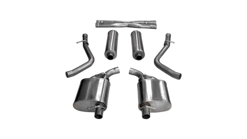 CORSA Performance — Corsa 2015-2016 Dodge Charger / Chrysler 300 5.7L V8  Polished Sport Cat-Back
Exhaust - view 1