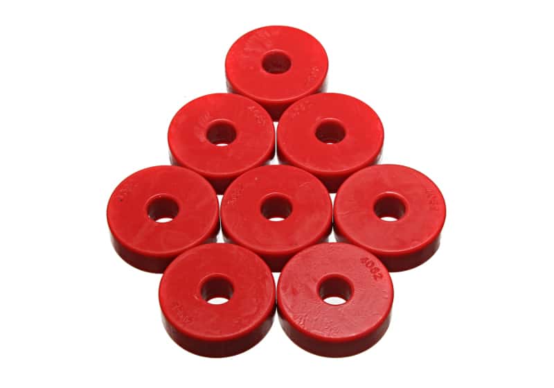 Energy Suspension — Energy Suspension Pad - Firm - 1-15/16in OD x 9/16in ID x 21/32in H - Red
LeafSprngInsulator - view 2