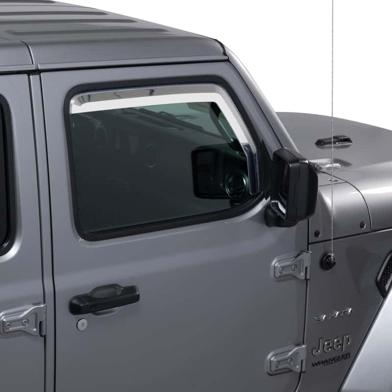 Putco — Putco 20-21 Jeep Gladiator JT/JL Element Chrome Window Visors (Front Only)
Side Window Vent - view 2
