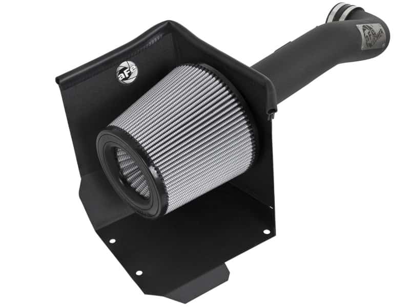 aFe — aFe MagnumFORCE Intake Stage-2 Dry S 14-17 GM Silverado/Sierra 1500 5.3L/6.2L w/Electric Fan
Magnum FORCE Intake - view 1