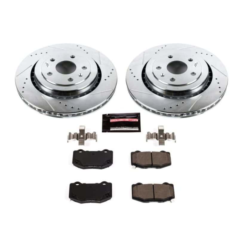 PowerStop — Power Stop 16-18 Cadillac ATS Rear Z23 Evolution Sport Brake Kit - view 1