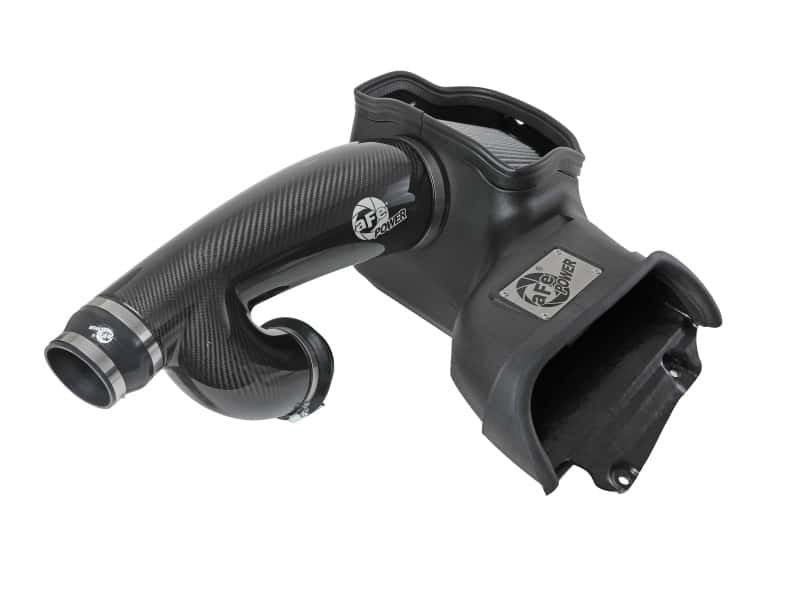 aFe — aFe 17-20 Ford F-150/Raptor Track Series Carbon Fiber Cold Air Intake System With Pro DRY S Filters
Track Series Intake  - view 3