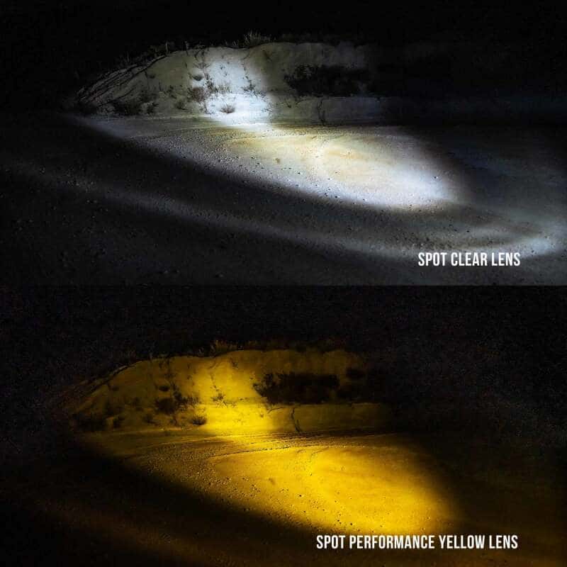 KC HiLiTES — KC HiLiTES FLEX ERA LED Performance Yellow Spot Beam Lens for Light Bars - view 6