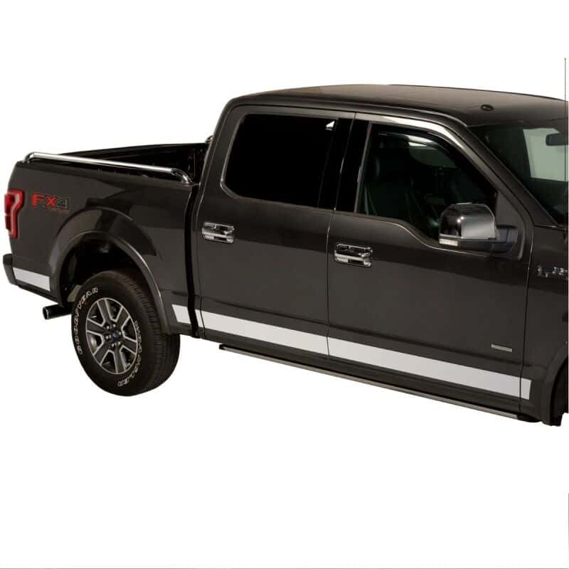 Putco — Putco 09-14 Ford F-150 Super Cab 8ft Long Box - 7in Wide - 10pcs Stainless Steel Rocker Panels
Rocker Panel Molding - view 6