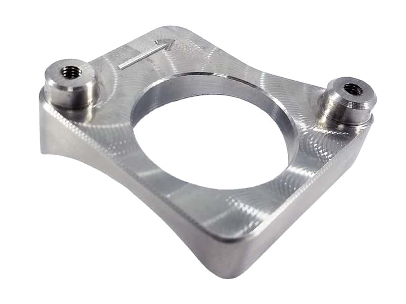 Torque Solution — Torque Solution Subaru 02-07 WRX/STI Stainless Steel Denso MAF Flange (For 3in Piping) - view 1