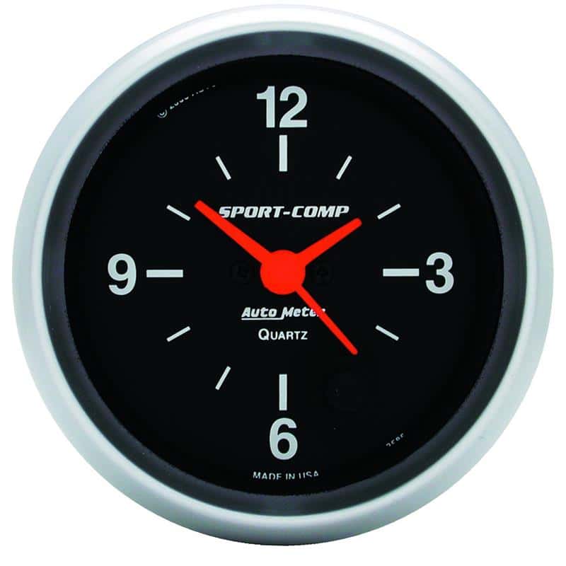 AutoMeter — Autometer 2-5/8in 12 Hour Analog Clock Gauge
2-5/8" CLOCK, 12 VOL - view 2