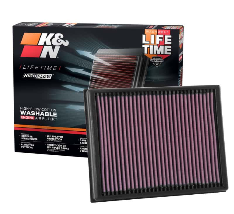 K&N Engineering — K&N 16-17 Ford Ranger 2.2L/3.2L DSL Drop In Air Filter
Replacement Air Filt
Air Filter - view 8