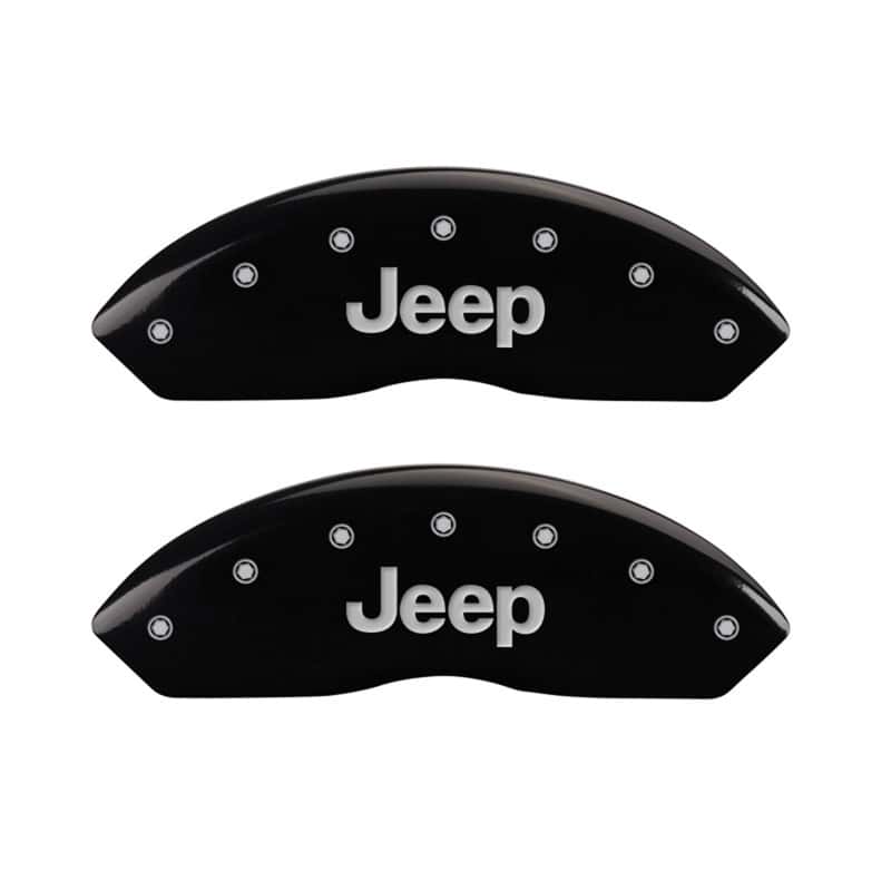 MGP — MGP Front set 2 Caliper Covers Engraved Front JEEP Black finish silver ch
Caliper Covers - view 1