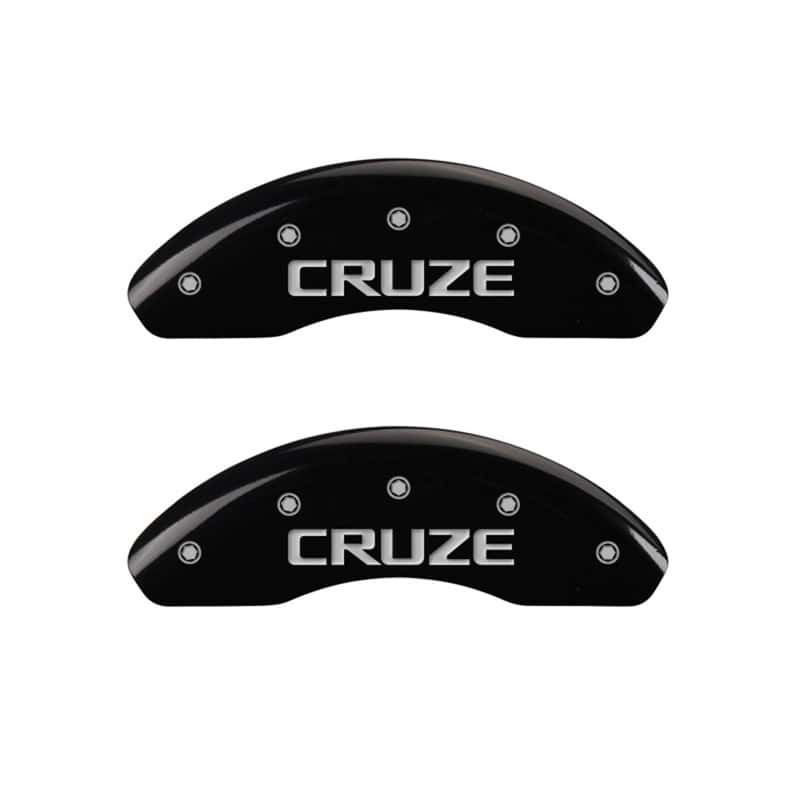 MGP — MGP Front set 2 Caliper Covers Engraved Front Cruze Black finish silver ch
Caliper Covers - view 1