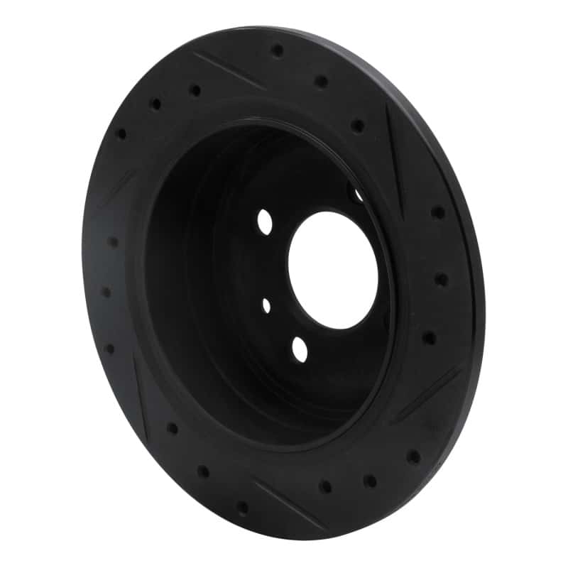 R1 Concepts — R1 84-91 BMW 325IS Rear Left Drilled & Slotted Black Brake Rotor
R1 Brake Rotor Drill - view 4