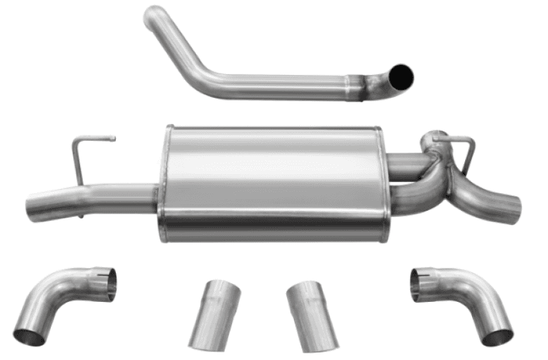CORSA Performance — Corsa 2018-2025 Jeep Wrangler JL 2.5in Dual Rear Turn Down Exit Sport Axle-Back Exhaust
cor21013
Exhaust - view 1