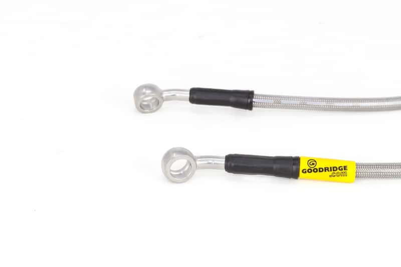 Goodridge — Goodridge 89-91 Honda Civic/CRX (w/Rear Drum) Stainless Steel Brake Line Kit
Brake Hose Kit - view 6