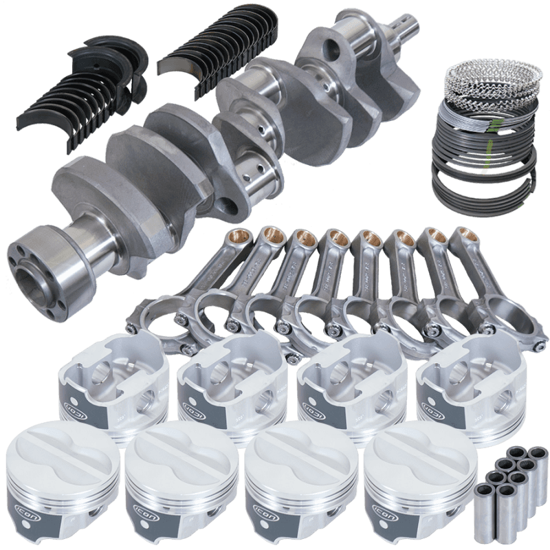 Eagle — Eagle Chevy LT1 350 1Pc 3.750in Crank 5.700in I-Beam Rods -10cc 4.040in Pistons Rotating Assembly
Pro Street Assembly - view 1