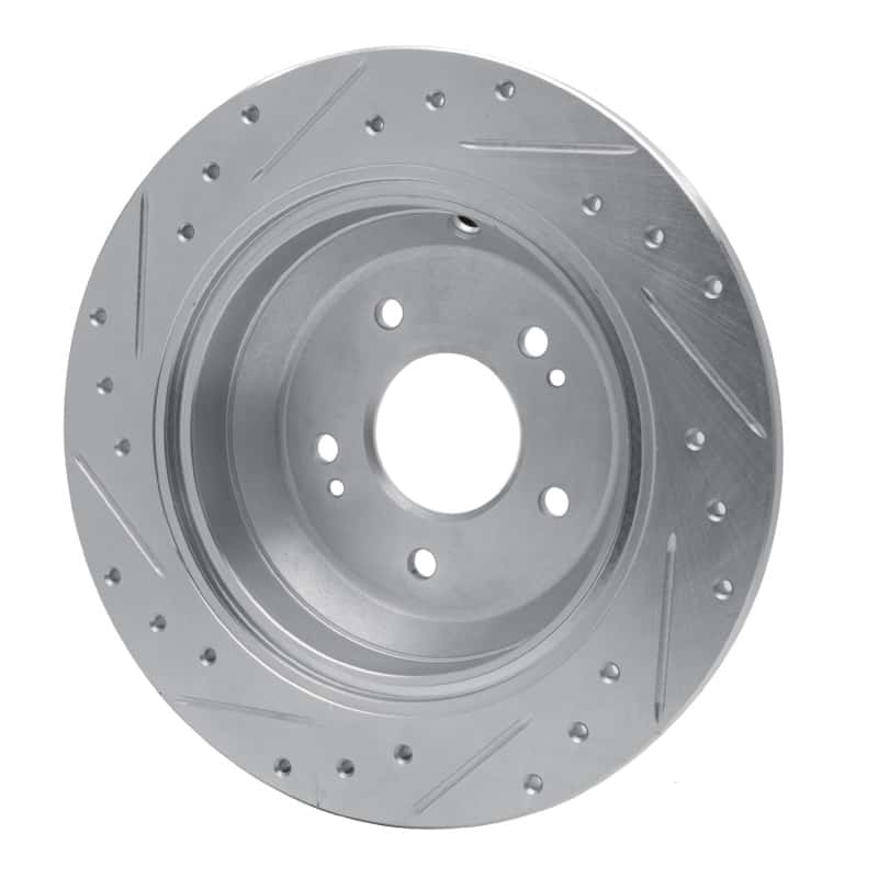 R1 Concepts — R1 09-20 Genesis G80 Rear Right Drilled & Slotted Silver Brake Rotor
R1 Brake Rotor Drill - view 4