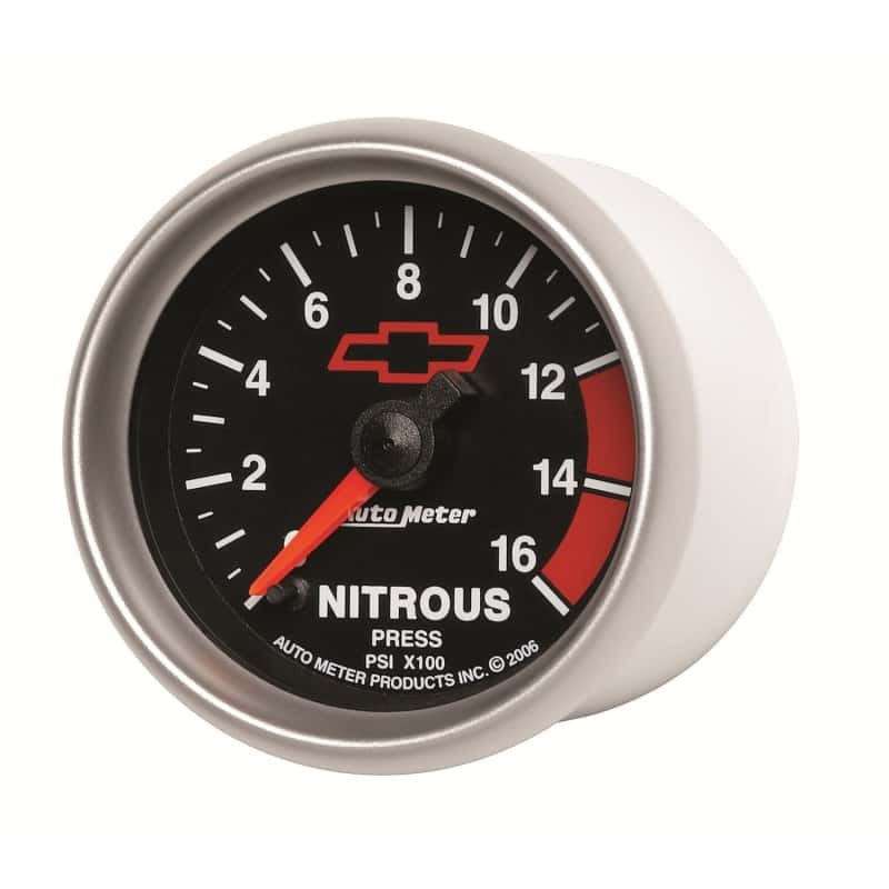 AutoMeter — Autometer GM Bowtie Black 2-1/16in 0-1600 PSI Nitrous Pressure - Digital Stepper Motor
2-1/16" NITROUS, 0-1 - view 6