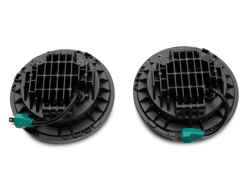 Raxiom — Raxiom 07-18 Jeep Wrangler JK 7-In LED Headlights Green Housing- Clear Lens
Headlights - view 6