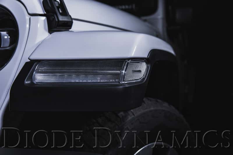 Diode Dynamics — Diode Dynamics 18-21 Jeep JL Wrangler/Gladiator Sidemarkers Smoked (set) - view 3