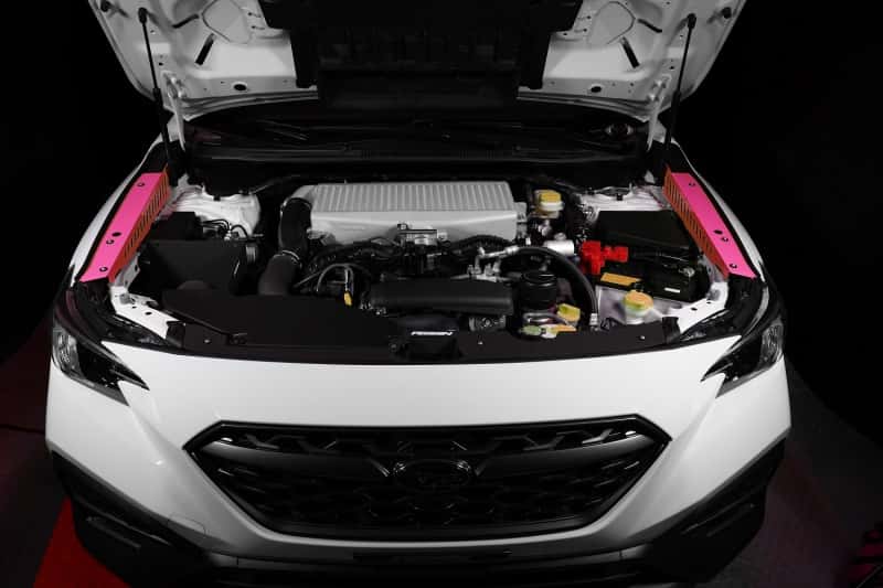 Perrin Performance — PERRIN 22-25 Subaru WRX Fender Shroud Set - Hyper Pink - view 6
