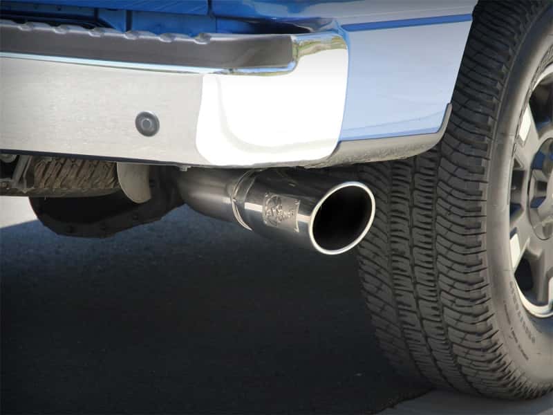 aFe — aFe MACHForce XP Exhaust Cat-Back SS-409 4in Polished Tip 11-12 Ford F-150 EcoBoost V6-3.5L (tt)
Cat-Back Exhaust
ExhstSysKt - view 6