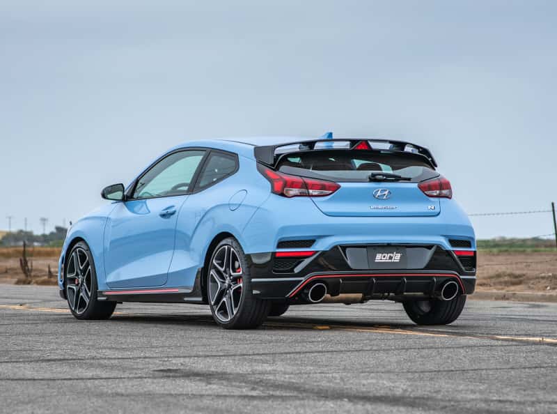 Borla — Borla 19-20 Hyundai Veloster N 2.0L I4 MT FWD 2DR 3in ATAK CatBack Exhaust w/ SS Tips
Cat-Back System - view 2