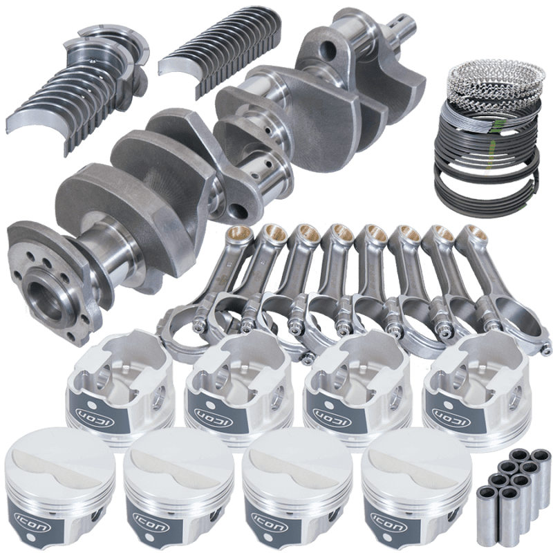 Eagle — Eagle Chevy LT1350 1Pc 3.480in Crank 5.700in I-Beam Rods -3.7cc 4.060in Pistons Rotating Assembly
Street & Strip Assy - view 2