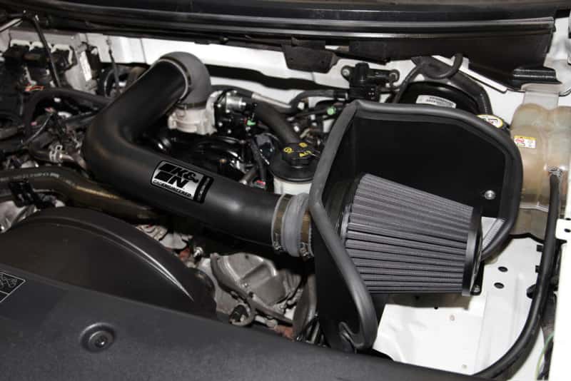 K&N Engineering — K&N 04-08 Ford F150 V8-5.4L/04-07 Ford Lobo 5.4L V8 Blackhawk Perf Intake Kit
Performance Air Inta
Air Intake System - view 11