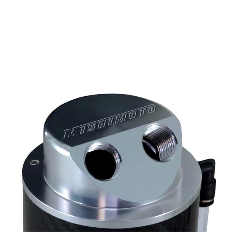 Mishimoto — Mishimoto Carbon Fiber Oil Catch Can 10mm Fittings - view 5