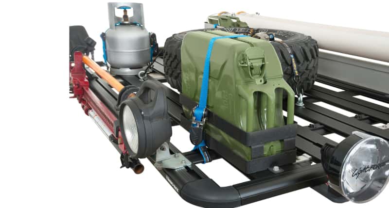 Rhino-Rack — Rhino-Rack Horizontal Jerry Can Holder (Pioneer/Alloy Tray) - view 3