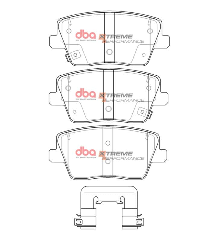 DBA — DBA 22-23 Hyundai Veloster (w/Solid Rear Rotor) Rear XP Performance Brake Pads
Brake Pad - view 1