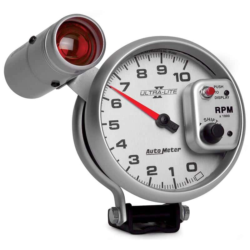 AutoMeter — Autometer Ultra-Lite II 5 Inch 10000 RPM Tach w/ Shift Light
5" TACH, 10,000 RPM, - view 3