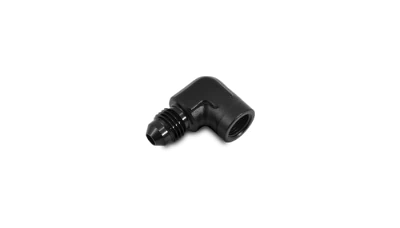 Vibrant — Vibrant -4AN to 1/8in NPT 90 Degree Adapter Fitting
-4ANML-1/8"NPTFM90Dg - view 2