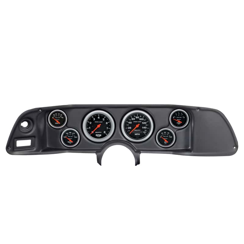 AutoMeter — Autometer Sport-Comp 70-78 Camaro Dash Kit 6pc Tach / MPH / Fuel / Oil / WTMP / Volt
GA SET CAM 70-78 SC - view 1