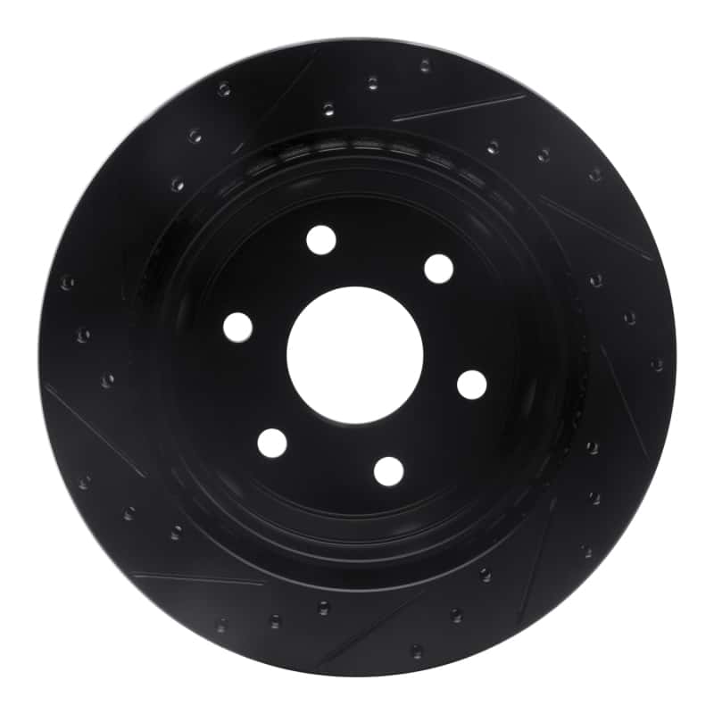 R1 Concepts — R1 00-14 Cadillac Escalade ESV Rear Right Drilled & Slotted Black Brake Rotor
R1 Brake Rotor Drill - view 5