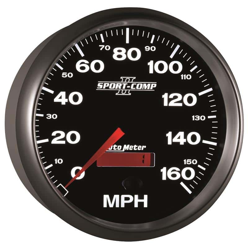 AutoMeter — Autometer Sport-Comp II 5 inch 0-160MPH Electronic Programmable Speedometer
5" SPEEDO, 160 MPH, - view 7