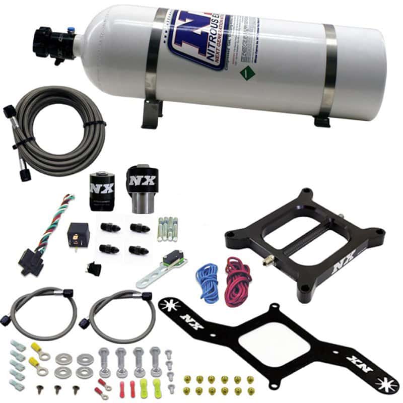 Nitrous Express — Nitrous Express 4150 Gasoline (RNC) Nitrous Kit w/15lb Bottle
Injection System Kit
N2OSys - view 4
