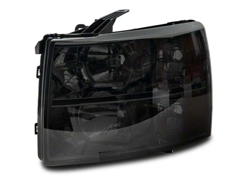 Raxiom — Raxiom 07-14 Chevrolet Silverado 1500 HD Axial OEM RepHeadlights- Chrome Housing- Smoked Lens
Headlights - view 4