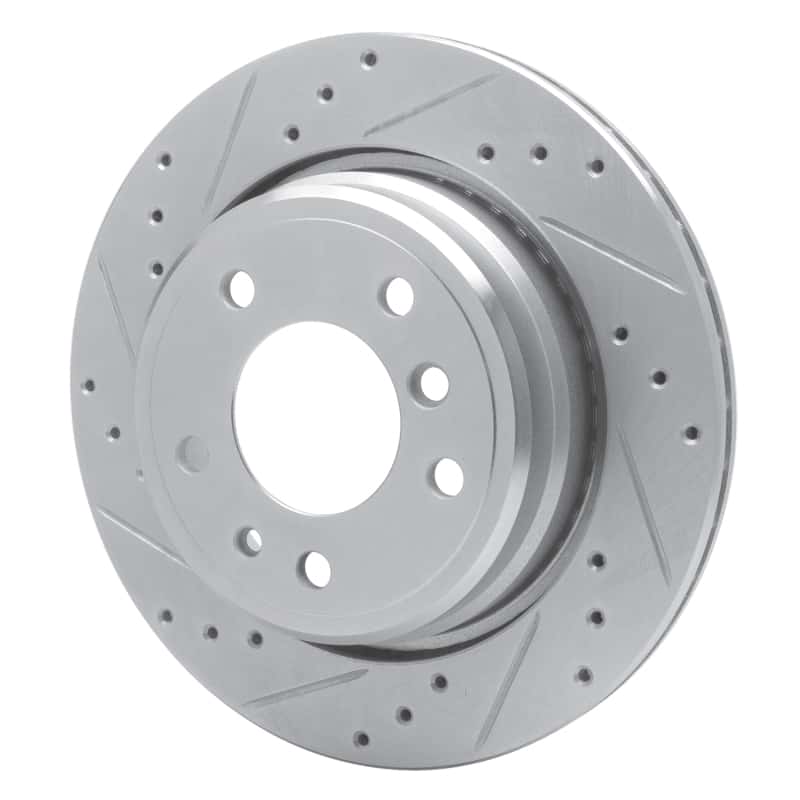 R1 Concepts — R1 91-95 BMW 540I Rear Left Drilled & Slotted Silver Brake Rotor
R1 Brake Rotor Drill - view 2